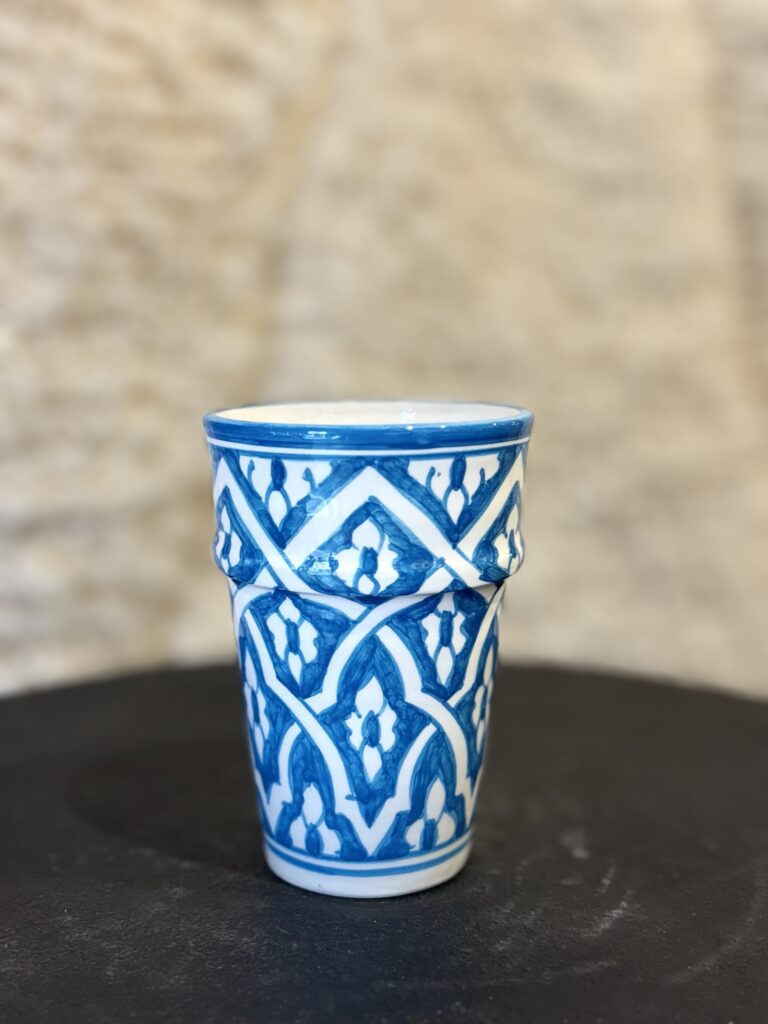 Fes beker blauw