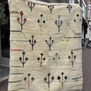 Vloerkleed flower 186x155