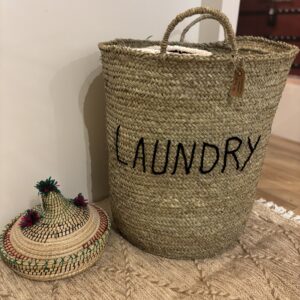 Rieten wasmand