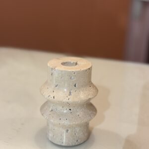 Travertin kandelaar dubbel