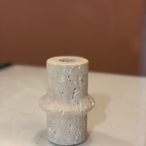 Travertin kandelaar enkel