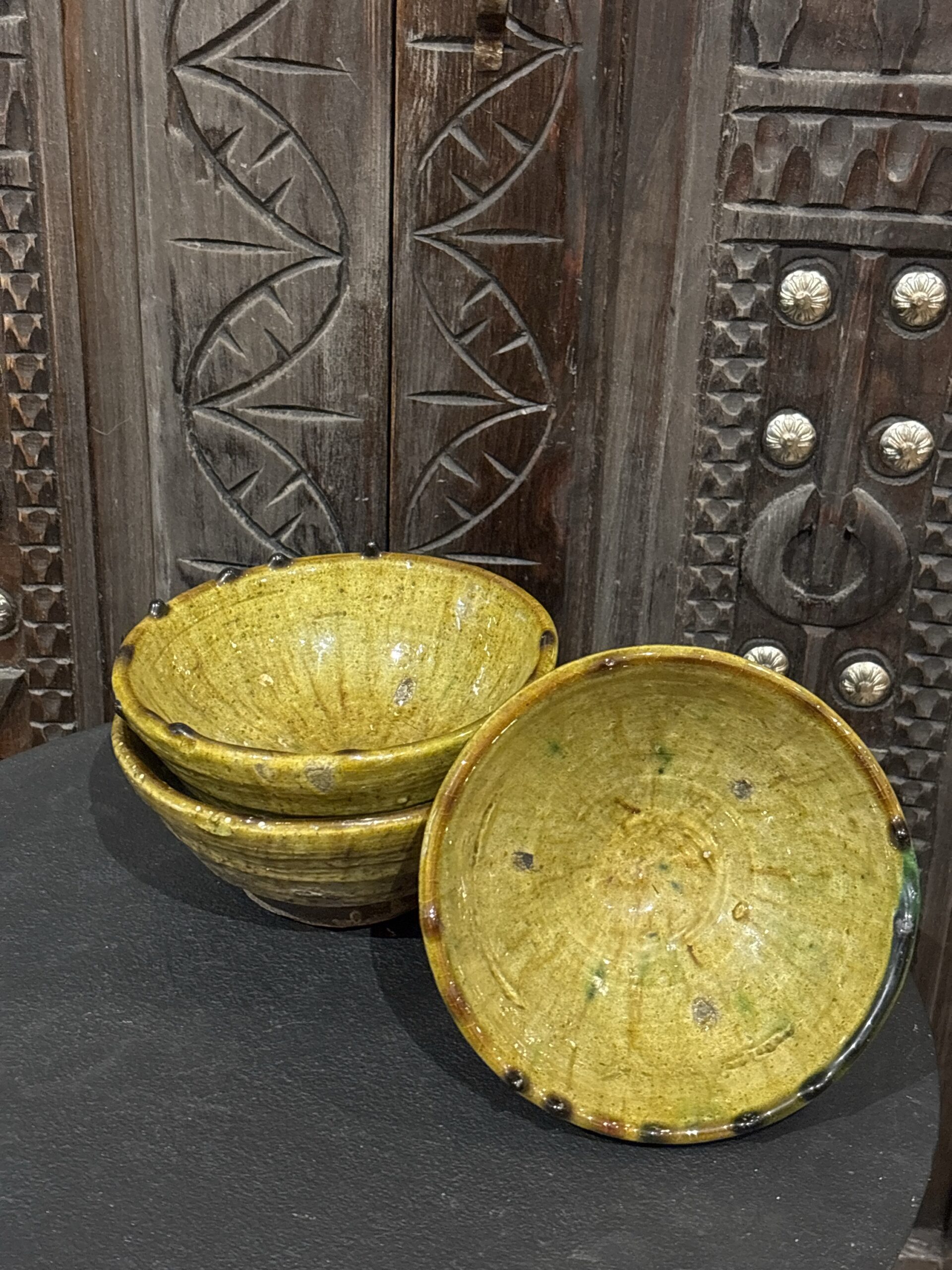 Tamegroute bowl yellow S