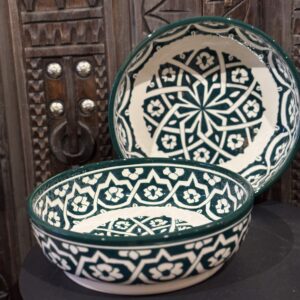 Marokkaanse schaal Petrol/Green