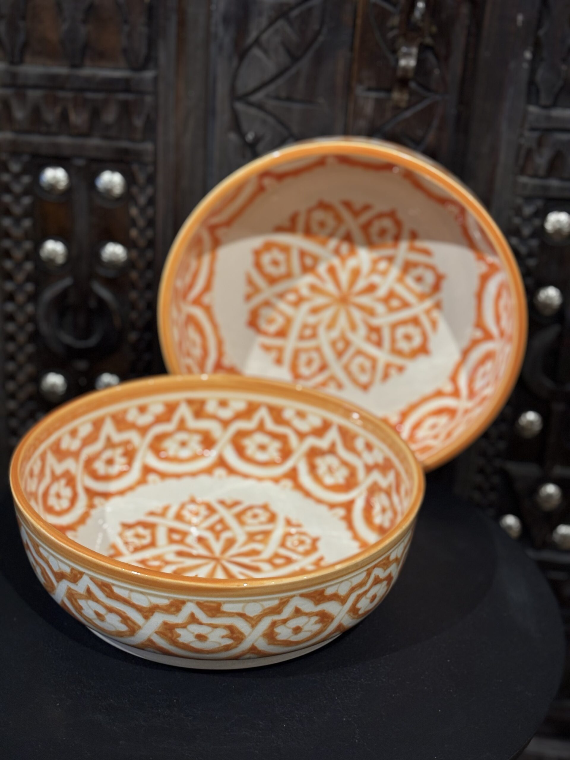 Marokkaanse schaal oker