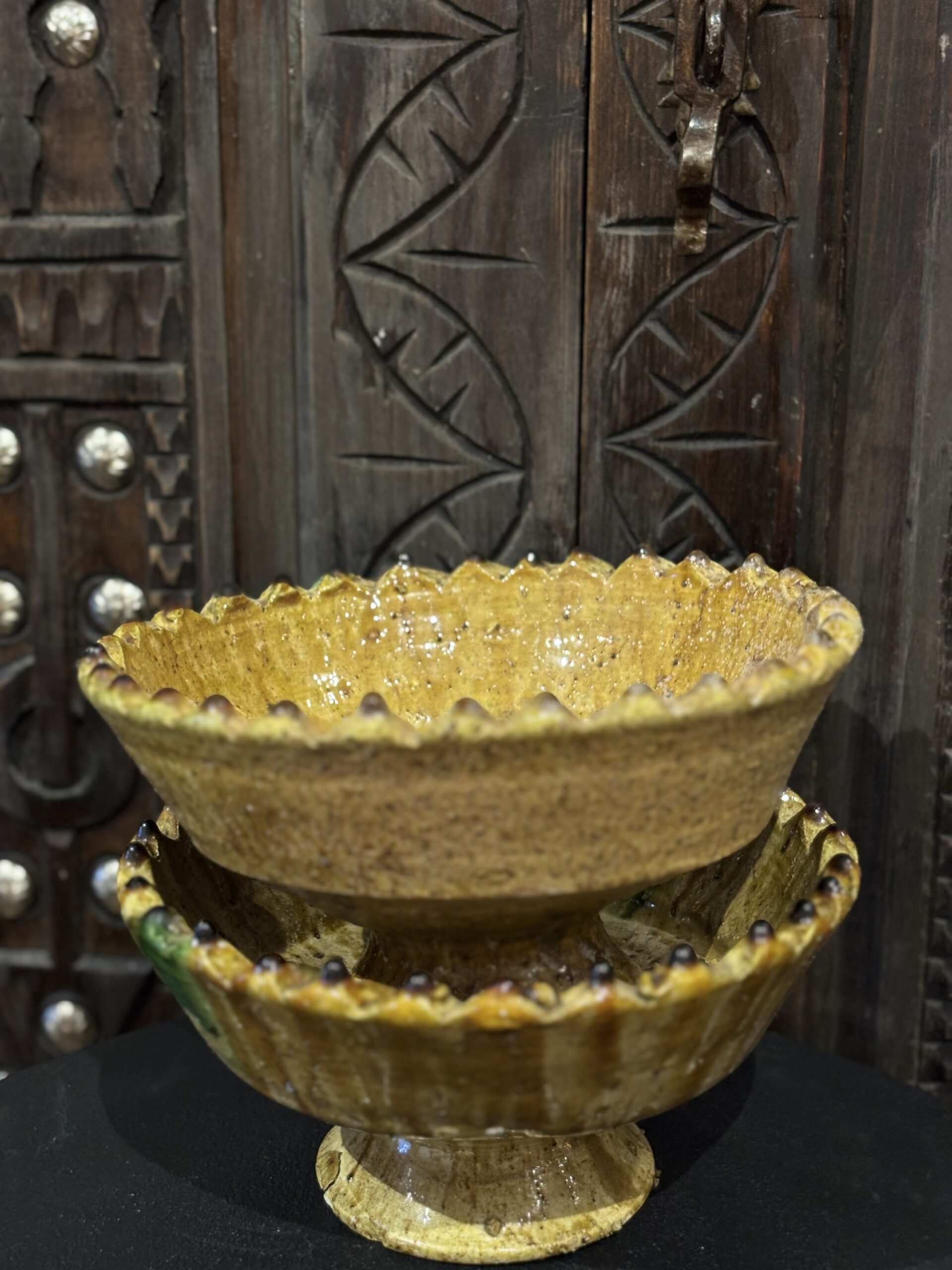 Tamegroute henna bowl Oker - Afbeelding 2