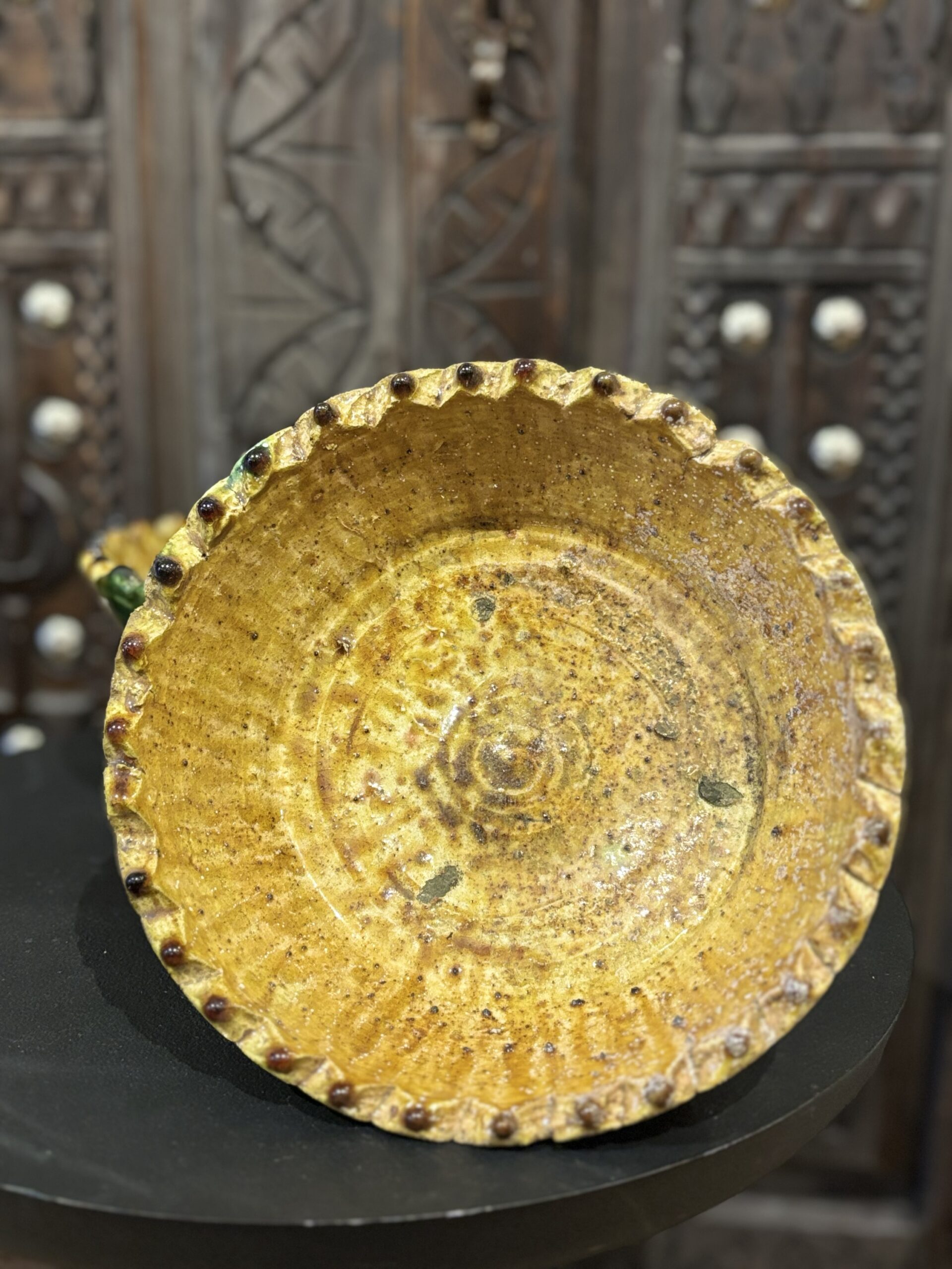 Tamegroute henna bowl Oker