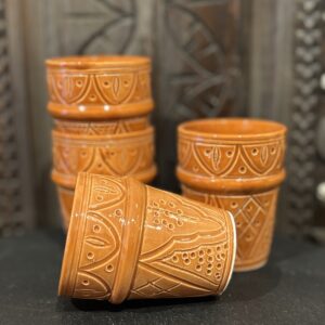 Marokkaanse beker bruin middel