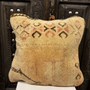 Vintage Cushion green stripe