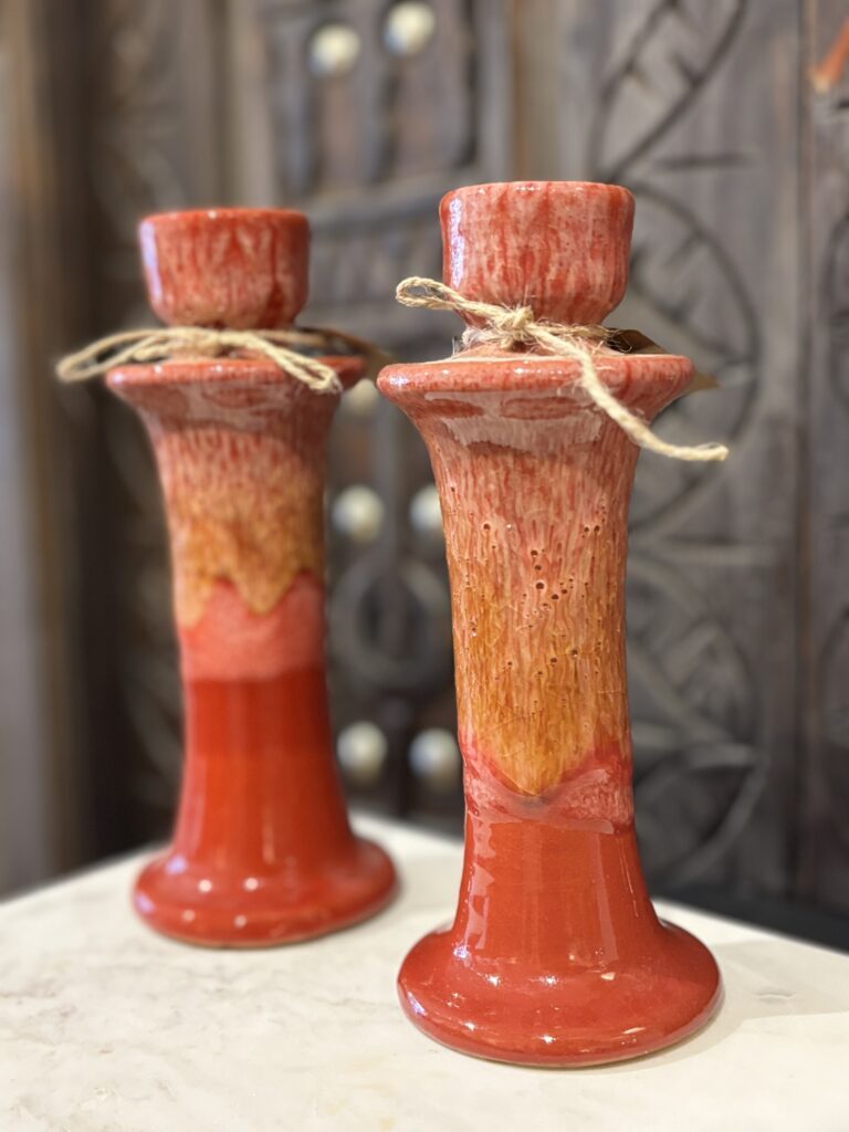 Kandelaar Farid Rood/geel