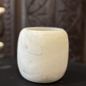 Kandelaar onyx white