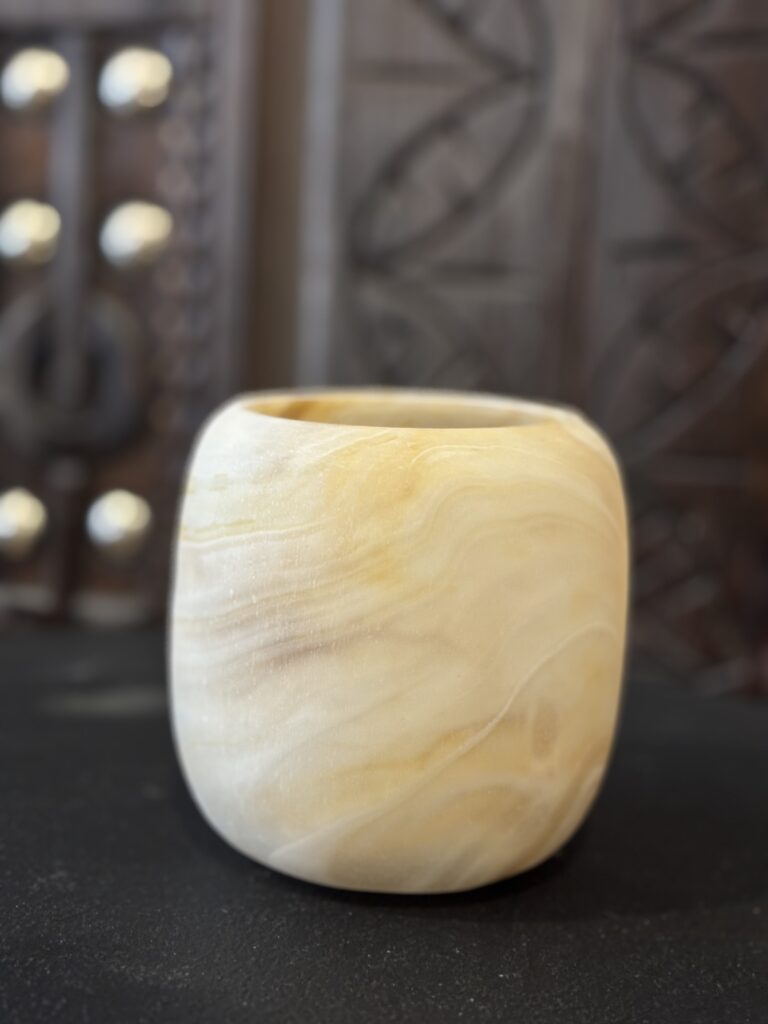 Kandelaar brown/white
