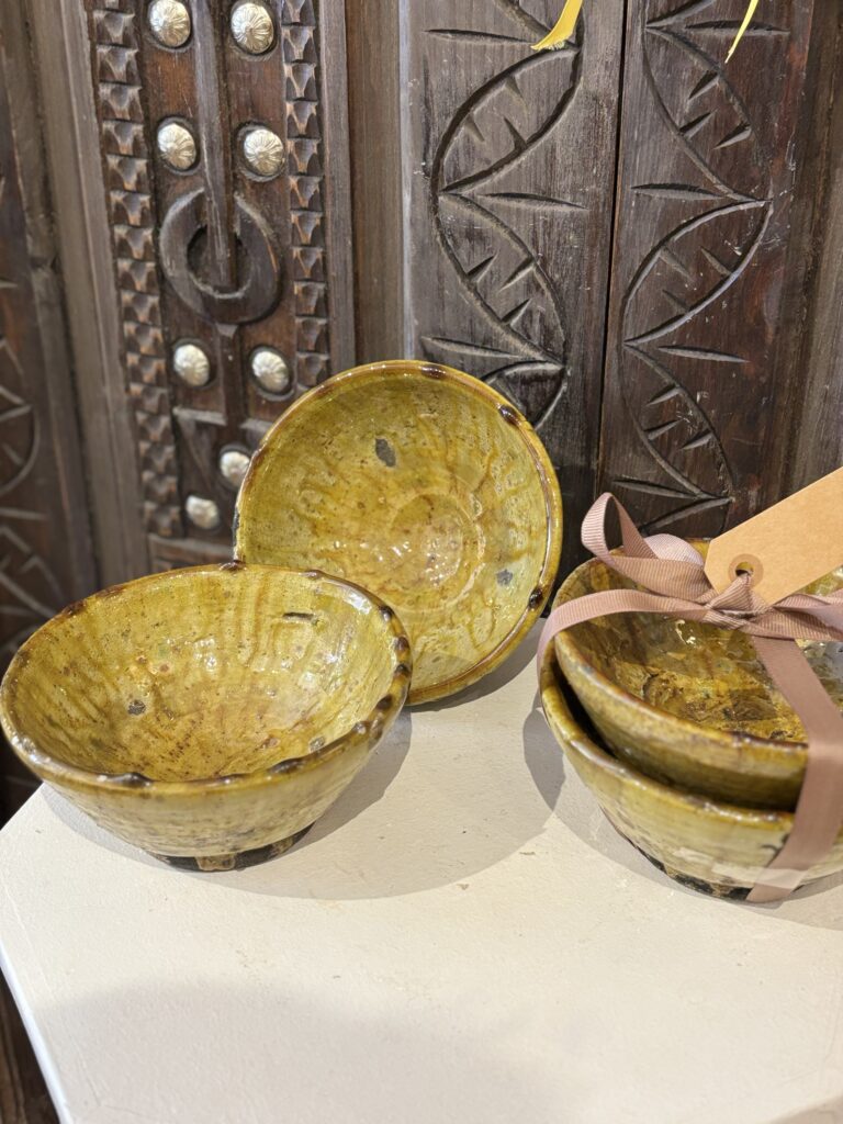 Tamegroute yellow bowl S - set