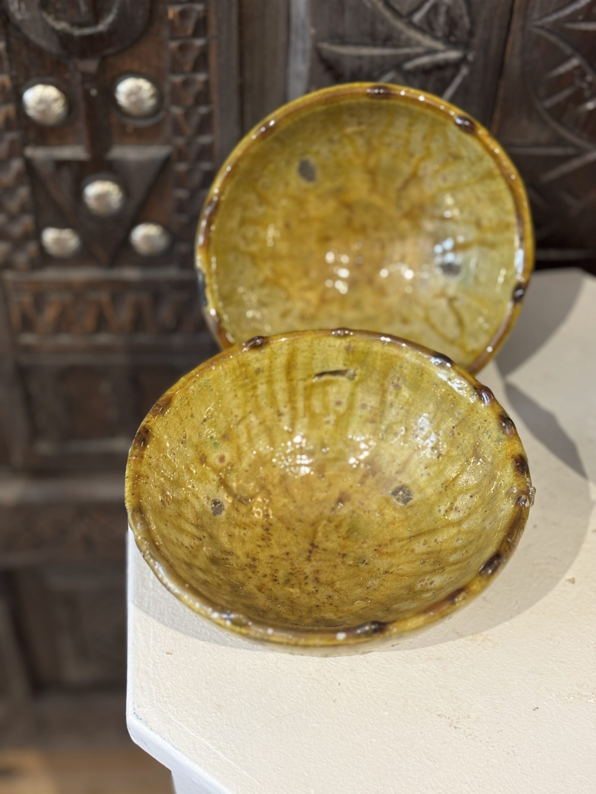 Tamegroute yellow bowl S - set - Afbeelding 2