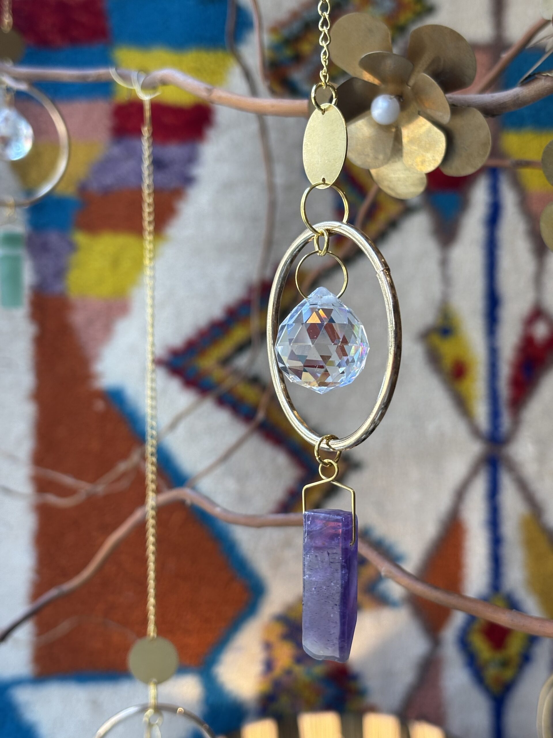 Regenboog kristal Amethist - Afbeelding 2