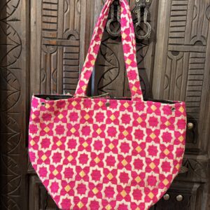 Marrakech tas donker roze