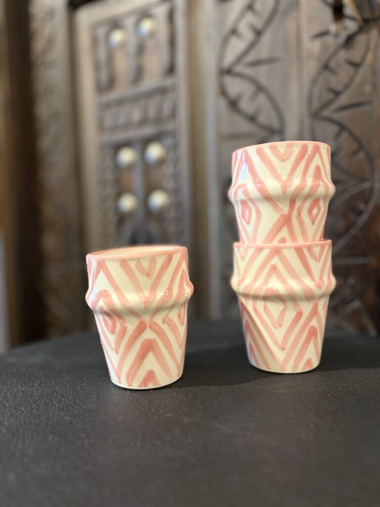 Azazil Espresso mok Roze
